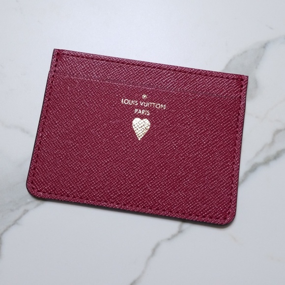 Louis Vuitton Accessories - Louis Vuitton Jeanne Card Holder Heart Hotstamp